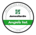 Angies list certification for James Hardie Siding